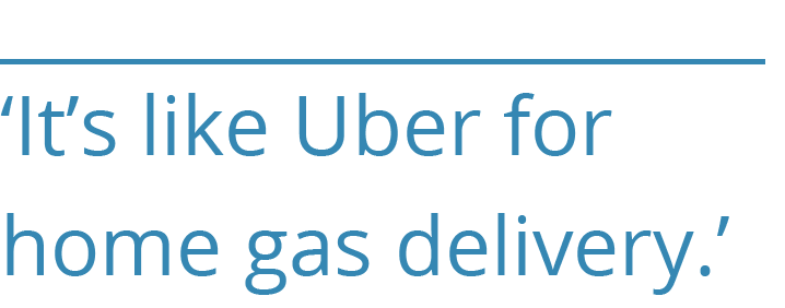 Chama is like Uber for home gas delivery.